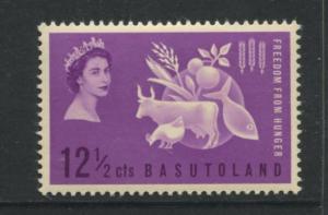 Basutoland- Scott 83 - Feedom from Hunger Issue -1963- MNH - Single12.1/2 Stamp