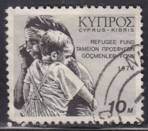 Cyprus RA2 Postal Tax Stamp 1974