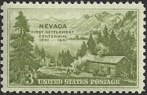 # 999 MINT NEVER HINGED NEVADA CENTENNIAL