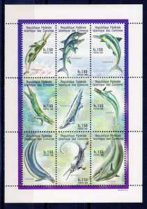 COMORO ISLANDS - 1998 Prehistoric Animals   M2483