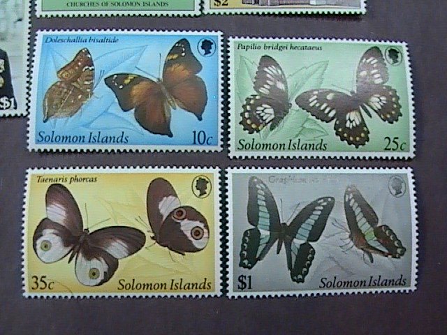 SOLOMON ISLANDS # 450-464 -MINT/NEVER HINGED-- 4 COMPLETE SETS-------1981-82