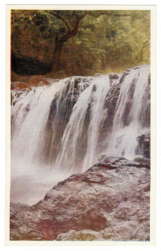 ROC China Taiwan 1956 Unused Postcard Waterfall