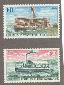Central African Republic #C62-63 Mint (NH) Single (Complete Set)