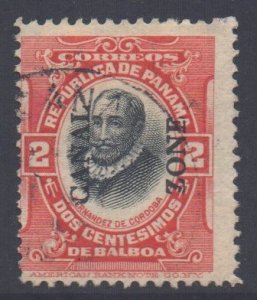 Panama Canal Zone Scott 32 - SG36, 1909 Cordoba 2c used