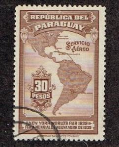 Paraguay 1939 C124 Used
