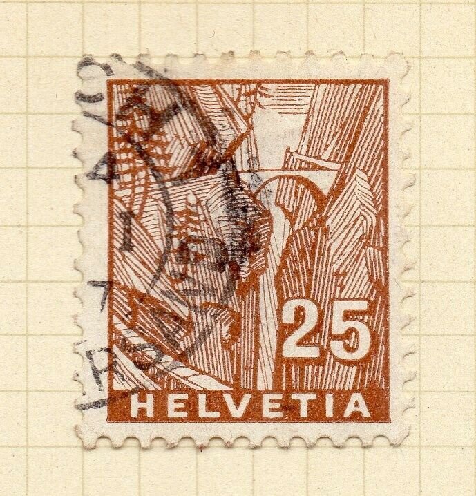 Switzerland 1935 Early Issue Fine Used 25c. NW-150324