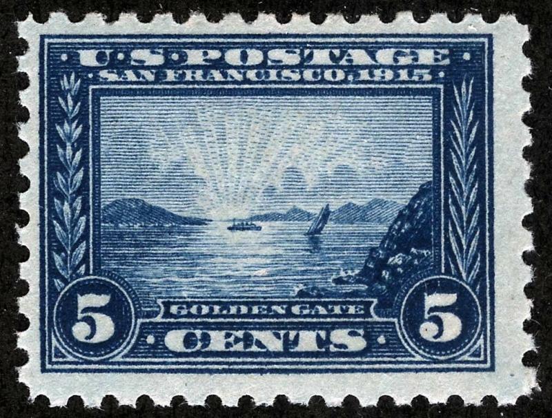 US Sc 403 Blue 5¢ p.10 Original Gum Very Light Hinge
