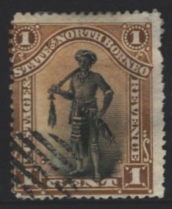 North Borneo Sc#59 Used