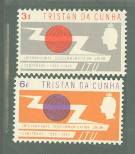 Tristan da Cunha #85-86 Mint (NH) Single (Complete Set)