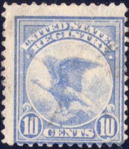 1911 10c ultramarine Registration stamp SCF1