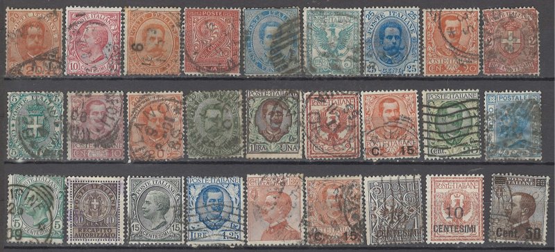 COLLECTION LOT OF # 1732 ITALY 28 STAMPS + 1 PC 1862+ CLEARANCE CV + $48 4 SCAN