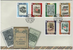 Isle of Man 2014 FDC Sc 1660-1665 Manx Playing Cards Set of 6