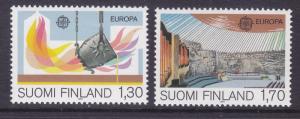 Finland 679-80 MNH 1983 EUROPA Flash Smelting & Temppeliaukio Church Set