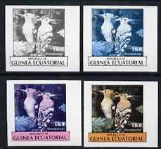 Equatorial Guinea 1977 Birds EK8 (Woodpeckers) set of 4 i...