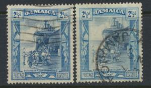 Jamaica  SG 98 and SG 98a - Used see scan and details