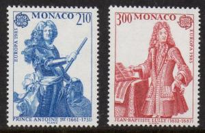 Monaco 1985 Europa VF MNH (1464-5)