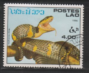 Laos 726 Snakes 1986