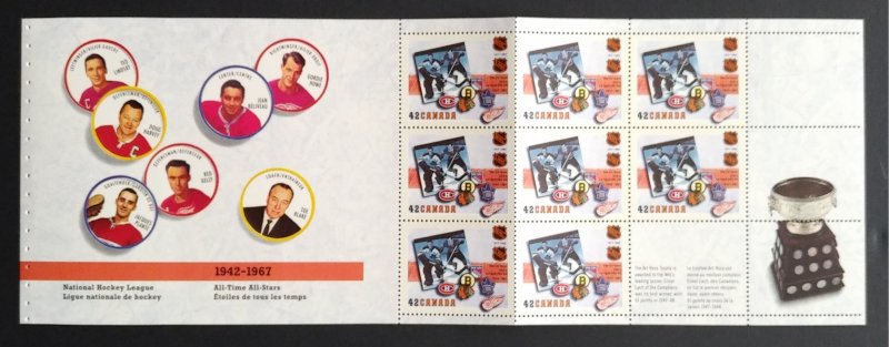 Canada 1444a Booklet Pane VF MNH