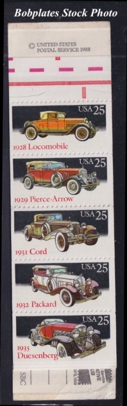 BOBPLATES #BK164 Classic Cars Exploded Booklet MNH~See Details for #s *