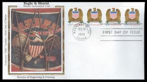 #3270 Eagle and Shield Colorano FDC
