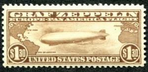 United States C14 Mint NH VF zeppelin
