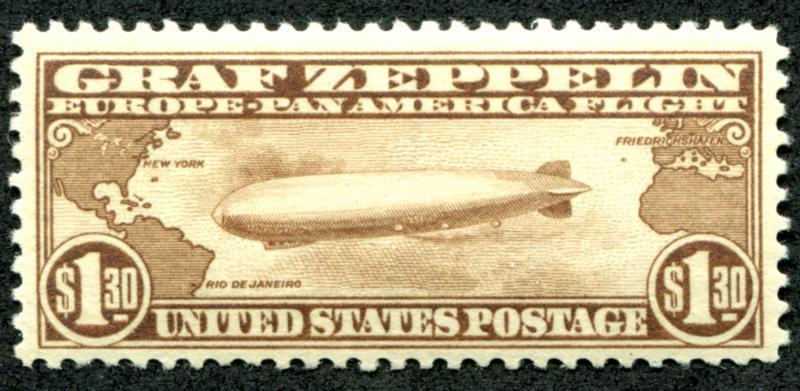 United States C14 Mint NH VF zeppelin