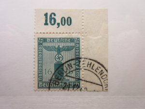 GERMANY, Scott: S19 CORNER, NO WMK, USED, Lot31, Cat$75