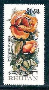 Bhutan Flower, Rose - Marchioness of Urouijo Plant MNH  # 1655