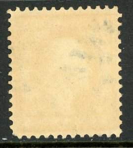 USA 1908 Washington 4¢ DL Wmk Perf 12  Scott 334 VFU N952 