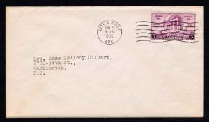 US #782 100 YR ANNIVERSARY ARKANSAS STATEHOOD 1ST DAY COVER 1936 - VF (ESP#584)