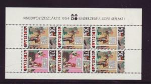 Netherlands Sc B610a 1984 Comic stamp sheet NH