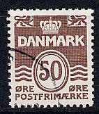 Denmark Scott # 494, used