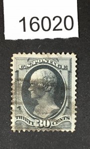 MOMEN: US STAMPS # 165 USED $150 LOT #16020