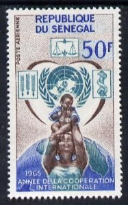 SENEGAL - 1965 - Int. Co-operation Year - Perf Single Stamp - Mint Never Hinged