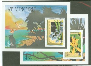 St. Vincent #1370-1371 Mint (NH) Souvenir Sheet (Bird)