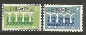 Cyprus MNH sc# 625-6 Europa