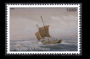 SVALBARD SPITSBERGEN 2020 SHIP POMORS MNH ARCTIC POLAR