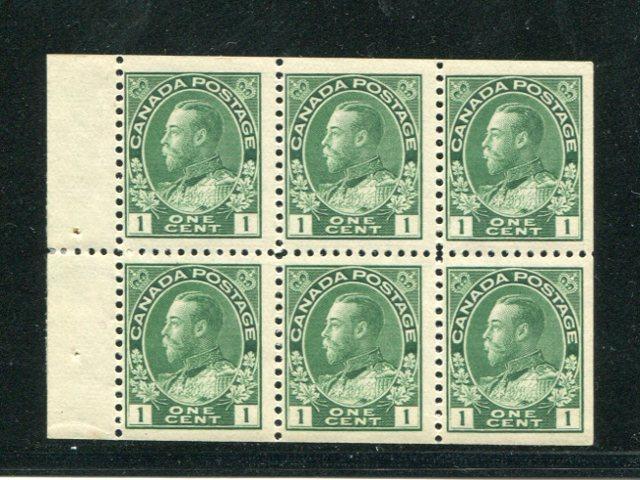 Canada #104ai  pane  Mint  VF NH