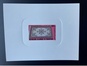 Mauritania 1989 Mi. 969 Proof De Luxe Carpet Teppich
