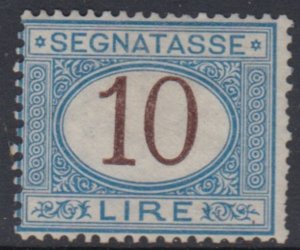 Italy Regno - Sassone Tax n.14 - cv 3900$ - unused no gum - Fine centered