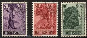 LIECHTENSTEIN  332-334  used