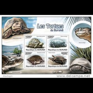 BURUNDI 2011 - Scott# 901 S/S Turtles NH