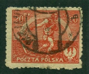 Poland 1921 #155A U SCV (2024) = $0.30