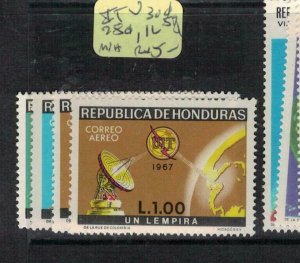 Honduras ITU 30c, 50c, 75c, 1L MNH (5emj) 