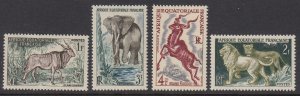 French Equatorial Africa 195-8 Animals mnh