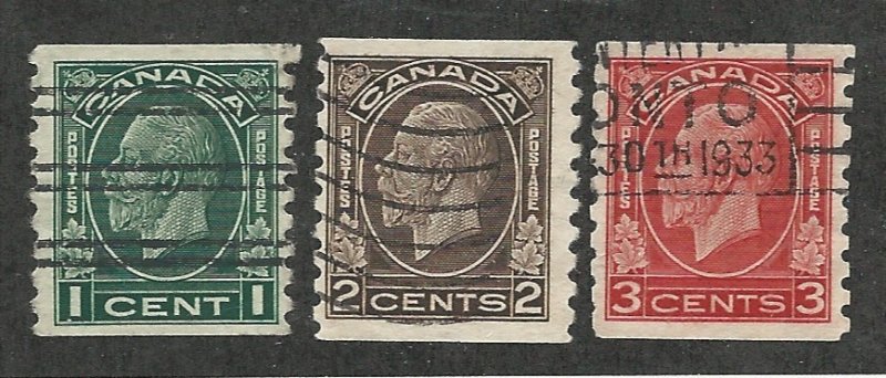 Canada  205-207  Used  Complete