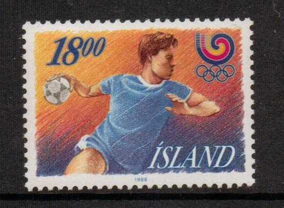 ICELAND SG719 1988 OLYMPIC GAMES  MNH