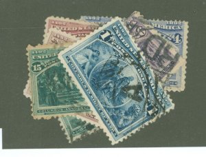 United States #230-238 Used Multiple