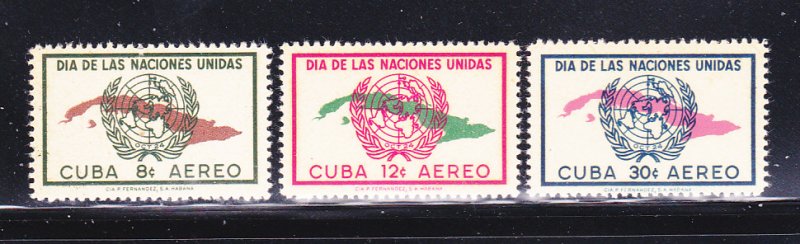 Cuba C169-C171 Set MNH UN (A)