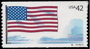 #4273 42c Flags Of Our Nation Old Glory P# 2008 Mint NH